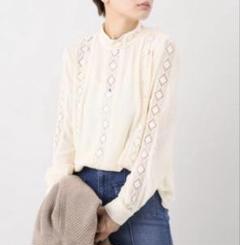 IENA オールオーバーレースブラウス　ブラック IENA オールオーバーレースブラウス ブラック （IENA LA BOUCLE