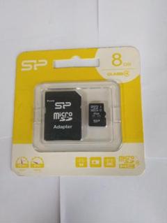 未使用　SP 8GB microSDメモリーカード Class 4