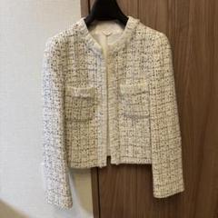 美品✨ANAYI✨カラミツイードジャケット　パールボタン　2022 ホワイト36 2025年最新】アナイツイードジャケットの人気アイテム - メルカリ