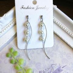 シルバー925 パールピアス /イヤリング(ハンドメイド)