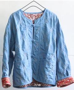 【完売品】LE MELANGE ル メランジュ リバーシブルデニムジャケットのサムネイル