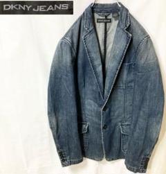 日本限定 送料込 ダナキャラン(DKNY)◆麻混のジャケット◆新品タグ付 - テーラードジャケット