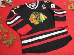 6GG98 Reebokリーボック NHLブラックホークス ゲームシャツ48