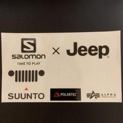 ステッカー salomon,jeep,suunto,alpha,polartec
