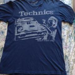 Technics DJデザイン Tシャツ Mサイズ　テクニクス　子供DJ
