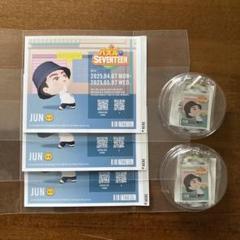パズルSEVENTEEN アクキー ラベル缶 ジュン - メルカリ