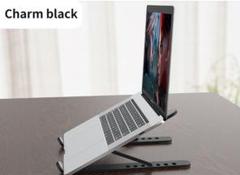 ノートパソコンスタンド PCスタンド 折りたたみ式 6段高さ調節可能