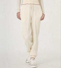 UNITEDARROWS購入 BASERANGE リブパンツ　オフホワイトXS UNITEDARROWS購入 BASERANGE リブパンツ オフホワイトXS