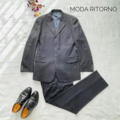 MODA RITORNO　ウールスーツ　セットアップ　美品　M~L　ネイビー