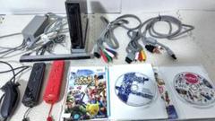 Wii 本体 黒 リモコン2個 ゲームソフト2本付き