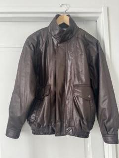 【極美品】80-90s ヴィンテージ A-2 フライトジャケット ラムレザー 黒 Vintage 80s 90s ラム 羊革 A2 G1 レザーフライトジャケット