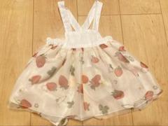 【未使用品】hakka babv いちご柄　ノースリーブワンピース　ドレス　夏服