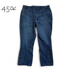 定番美品　45R　馬比女デニム　パンツ　大きいサイズ　4　XL相当
