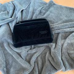 CHANEL マルチポーチ 黒ベロア