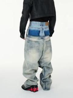 【グランジ】ASTT 25ss Crazy docking wide denimのサムネイル