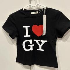 GLOWNY I LOVE GY TEE ブラック glowny i love gy tee black tシャツ ステッカー付き