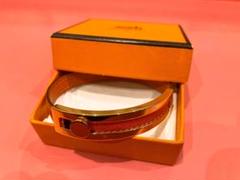 HERMES オレンジバングル 箱付き 2025年最新】HERMES カラー：オレンジ系 バングル・リストバンド
