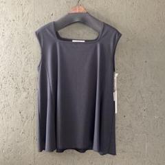 ‼️20%OFF‼️アヤンayane スクエアネックフレアータンクトップ　黒Aライン m45098791108_1.jpg?1725180226