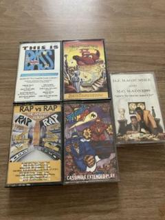 hiphop【カセットテープ5本セット】レア希少