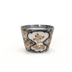 骨董　アンティーク　古伊万里　色絵　梅文様　蕎麦猪口　渦福 骨董 アンティーク 古伊万里 色絵 梅文様 蕎麦猪口 渦福 大ぶり