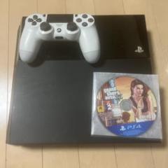 PlayStation 4 本体 ホワイトコントローラー GTA V付き