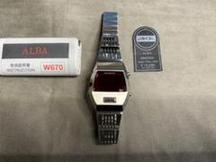 希少ALBA SEIKO AKA W670-4000 ガンメタ　稼働品 希少ALBA SEIKO AKA W670-4000 ガンメタ 稼働品 - メルカリ