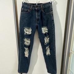 Levi's 550 デニム W29 L32 メキシコ製 90s ダメージ加工