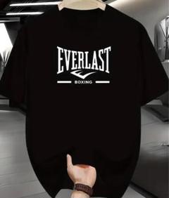 EVERLAST エバーラストTシャツ サイズL ブラック ドライ素材