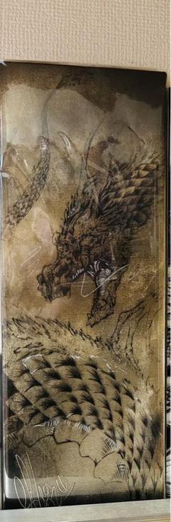 スプレーアートエデン　ドラゴンの手描きアート