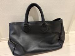 【美品】BOTTEGA VENETA ブラックレザー トートバッグ 本革
