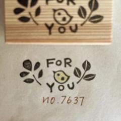 スタンプ　sale No. 7637 for you 小鳥￼のサムネイル