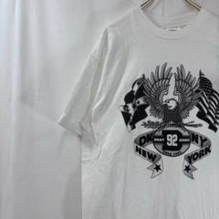 希少✨ ディーケーエヌワイ DKNY USA製 ビックプリント Tシャツ 大きめ