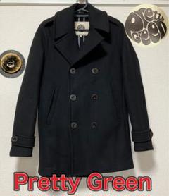 【美品】Pretty Green ピーコート 2025年最新】プリティーグリーン ピーコート・ウールコートの