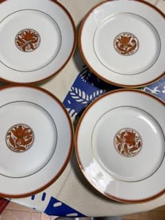 廃盤　希少　アンティークジノリディナープレート24.5センチ4枚 廃盤希少アンティークジノリディナープレート24.5センチ4枚