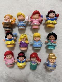 リトルピープル　ディズニープリンセス フィギュア 12体セットのサムネイル
