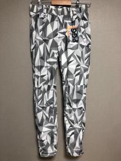 未使用 4.8万 PGG ロングパンツ 0 グレー 秋冬 レディース モザイク