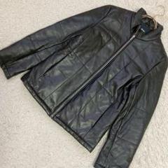 Right-on レザージャケット ブラック M 大人 上品 カジュアル