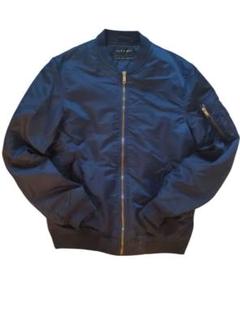 超美品！ZARA MAN MA-1 裏地キルティングボンバージャケット 新品 ZARA ギャザーディテール キルティング ボンバージャケット