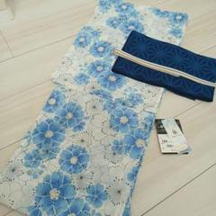 新品☆呉服屋♪高級綿絽！大人清楚な菖蒲　上品な夏着物　　　浴衣３点セット 新品☆呉服屋♪高級綿絽！大人清楚な椿 高級夏着物 浴衣3点