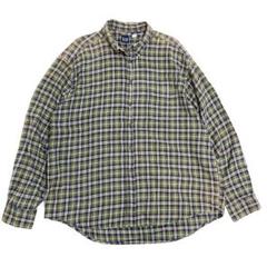 Gap 90s old check flannel B.D big shirt