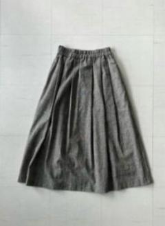 KUBOSANMADE クボサンメイド グレンチェックリネンスカート KUBOSANMADE クボサンメイド グレンチェックリネンスカート