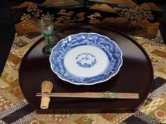 古伊万里　染付　松林に松竹梅の図　６寸半皿　C743AS-BQy 古伊万里 染付 松林に松竹梅の図 6寸半皿 C743AS-BQy - メルカリ