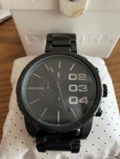DIESEL 腕時計　DZ4207 新品電池　クロノグラフ　ブラック　美品 DIESEL ポイント最大6倍 ディーゼル 腕時計 DZ4207 メンズ 黒