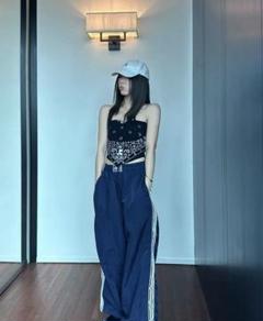 特価商品  値下げ・BADBLOOD・サイドライン・ナイロンパンツ試着のみ パンツ