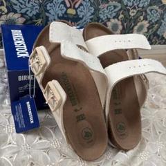 BIRKENSTOCK ベージュ 2ストラップサンダル 38