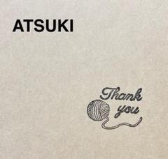 消しゴムはんこ。Thank you毛糸玉のサムネイル