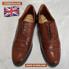 DEBENHAMS ハンドクラフト　英国職人　ストレートチップ　オックスフォード