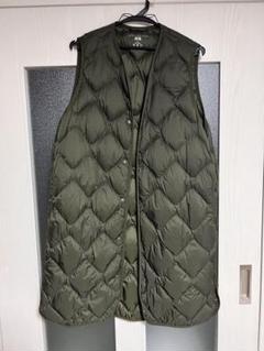 新品 タグ付 UNIQLO ウルトラライトダウン ロングベスト カーキ