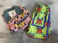 マーキーズ　顔柄シャツ&パンツセット