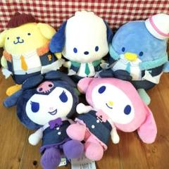 デニムショータイムドール BIG ぬいぐるみ マイメロ クロミ ポチャッコ サム